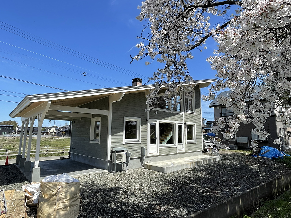 大舘市 S様邸 – メイプルハウス(青森県藤崎町のログハウスビルダー/ランタサルミ津軽)